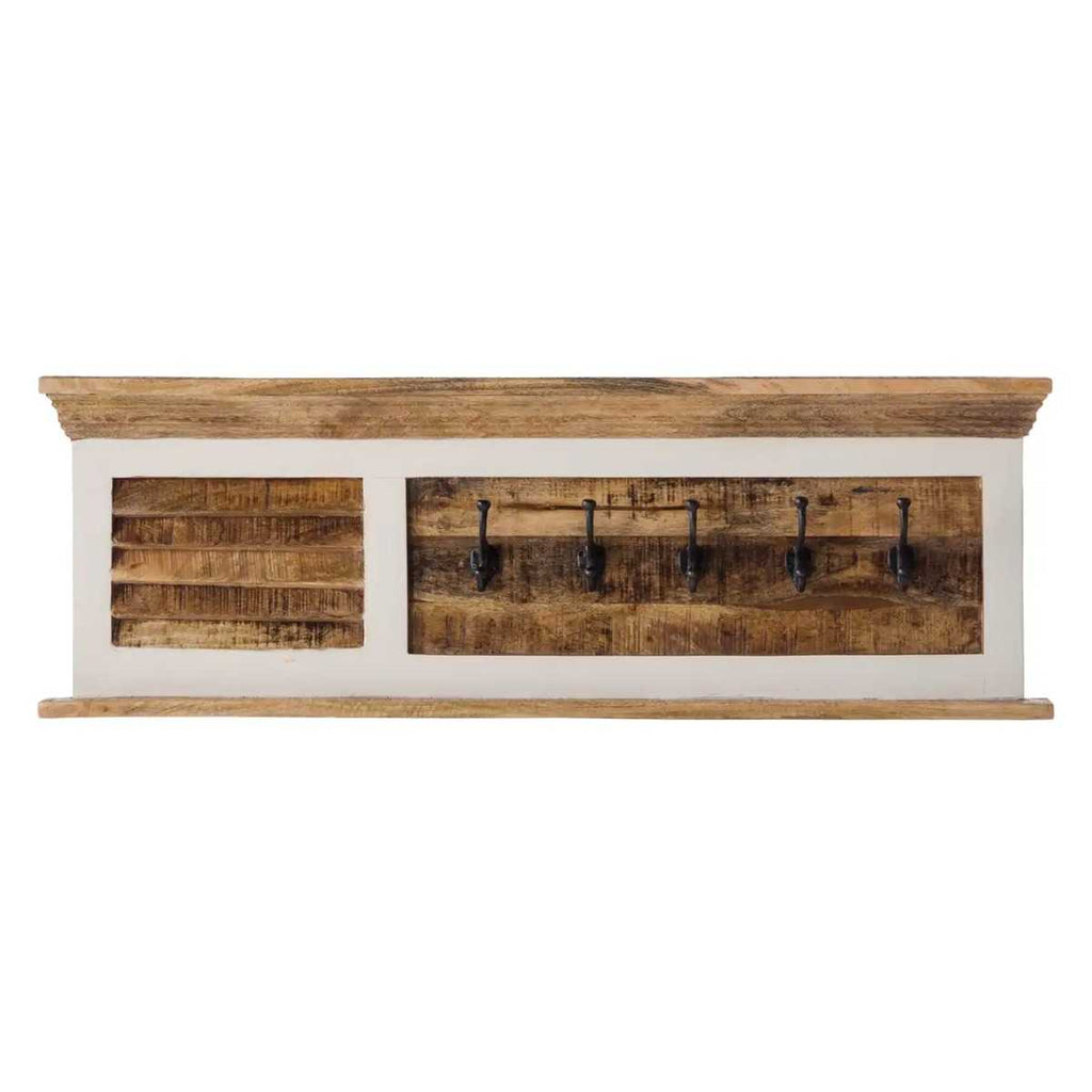 Bianco Wood Shoe Rack & Hanger Wall Hook Sets - Joe’s Haven