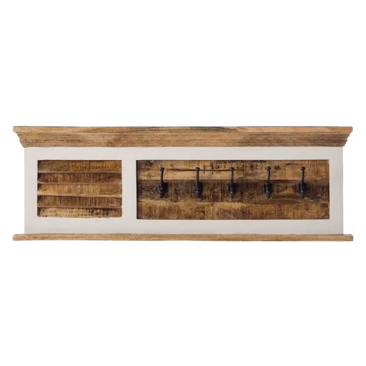 Bianco Wood Shoe Rack & Hanger Wall Hook Sets - Joe’s Haven