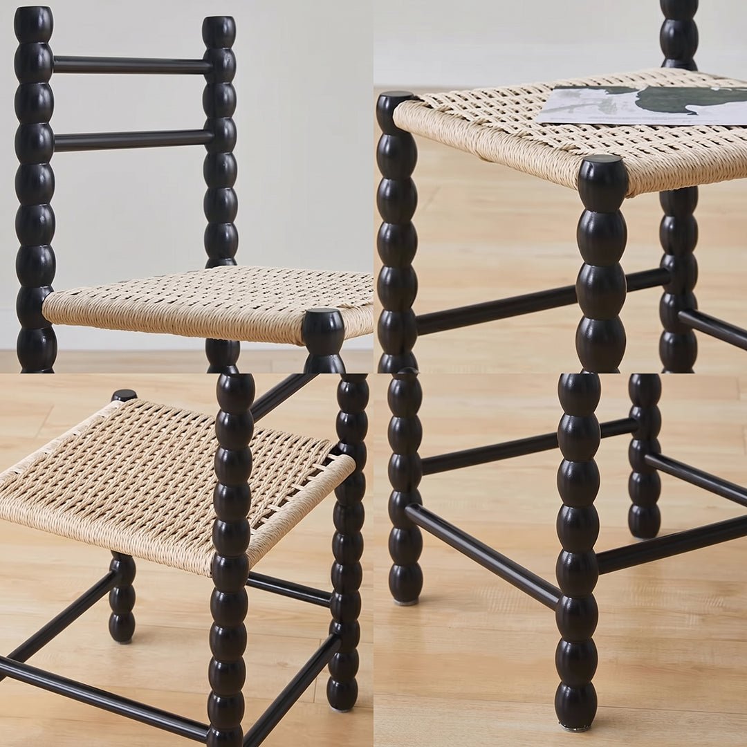 Mae Gourd Dining Chair, Rattan - Joe’s Haven