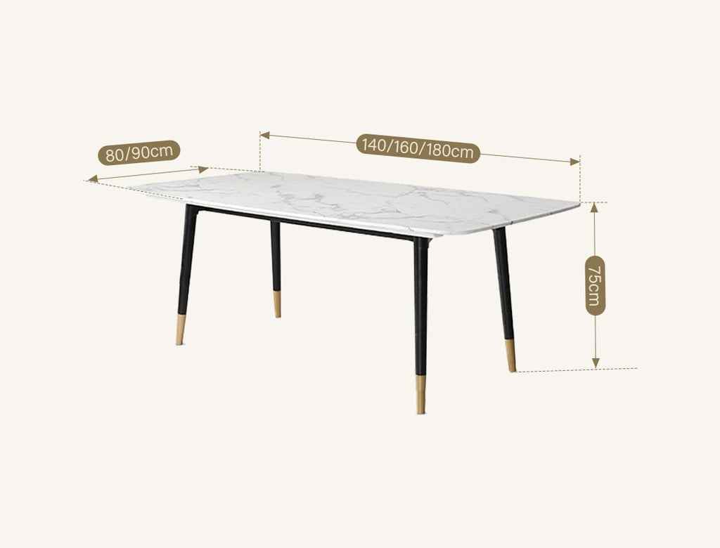 Malvern Dining Table, White - Joe’s Haven