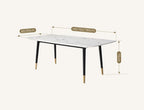 Malvern Dining Table, White - Joe’s Haven