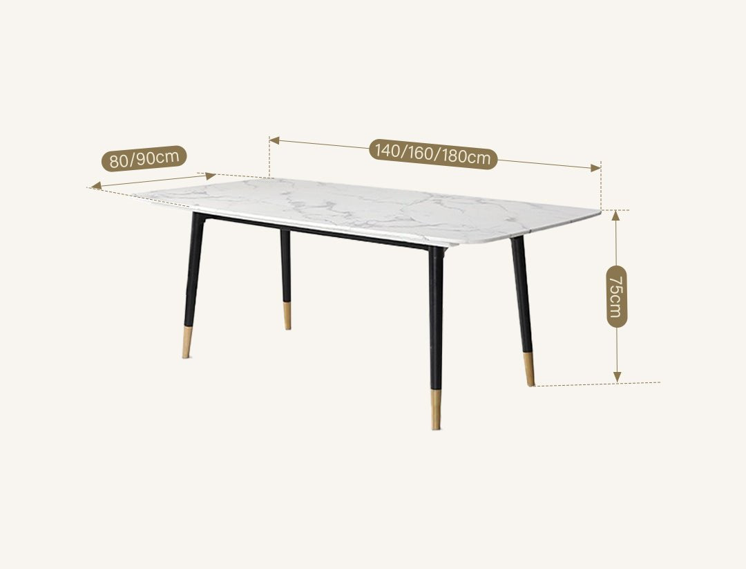 Malvern Dining Table, White - Joe’s Haven