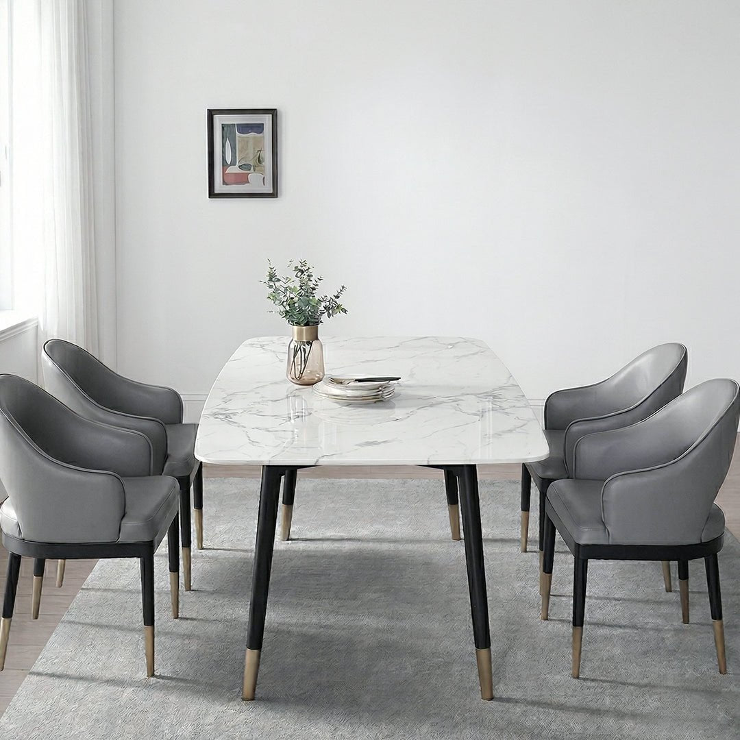 Malvern Dining Table, White - Joe’s Haven