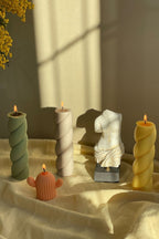 Marshmallow Shaped Pillar Candle - Joe’s Haven