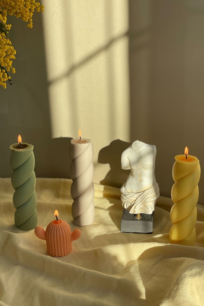 Marshmallow Shaped Pillar Candle - Joe’s Haven