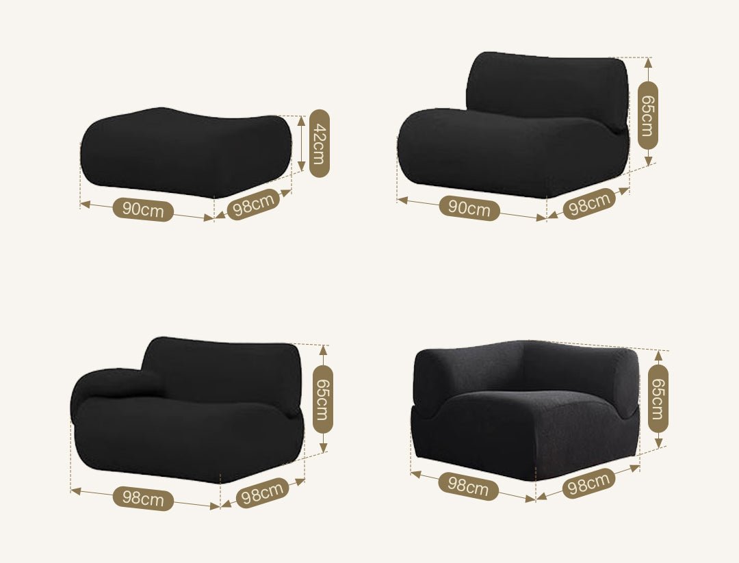 Matuszewski Modular Sofa, Two Seater, Three Seater, Boucle - Joe’s Haven