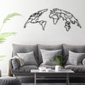 Globe - Metal World Map - Joe’s Haven