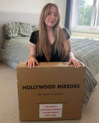 Mila LED Vanity Mirror White - Joe’s Haven