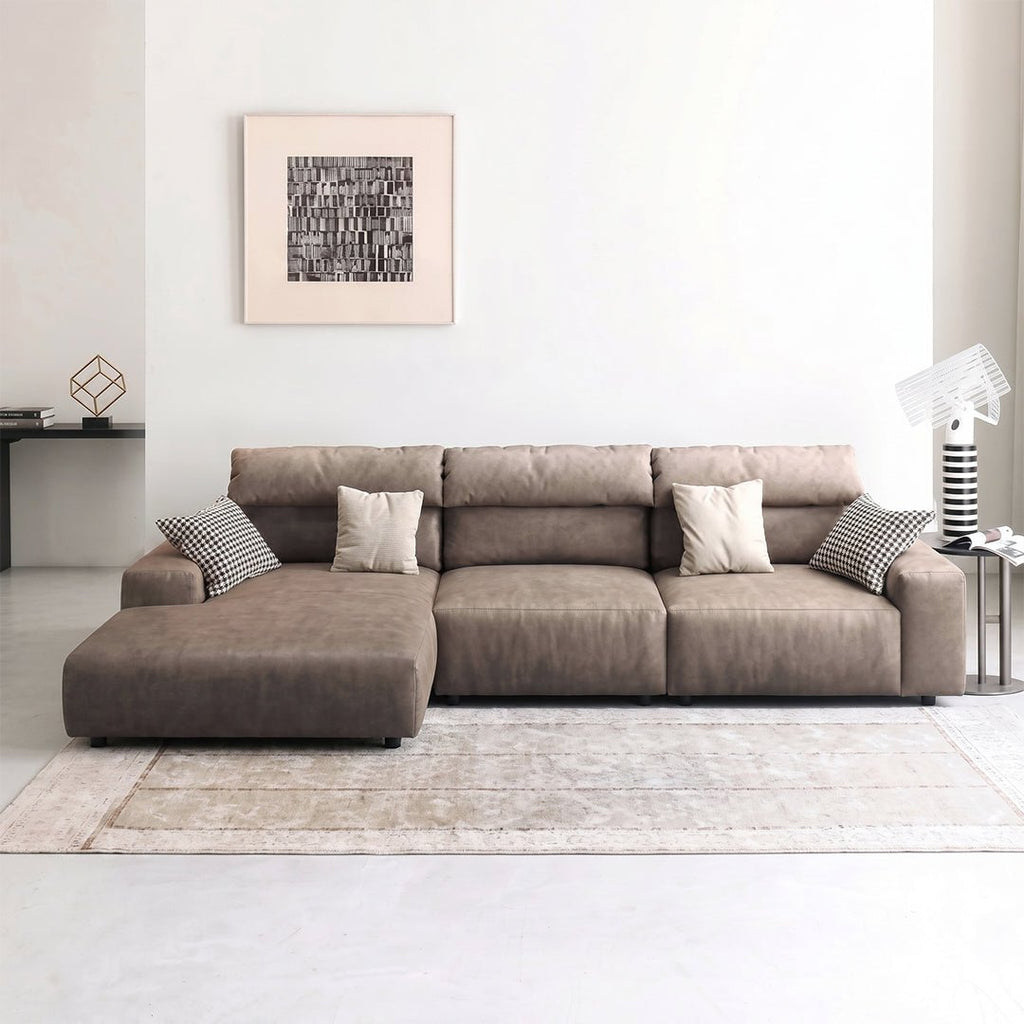 Montgomery Three Seater / Four Seater Corner Sofa, Leathaire - Joe’s Haven