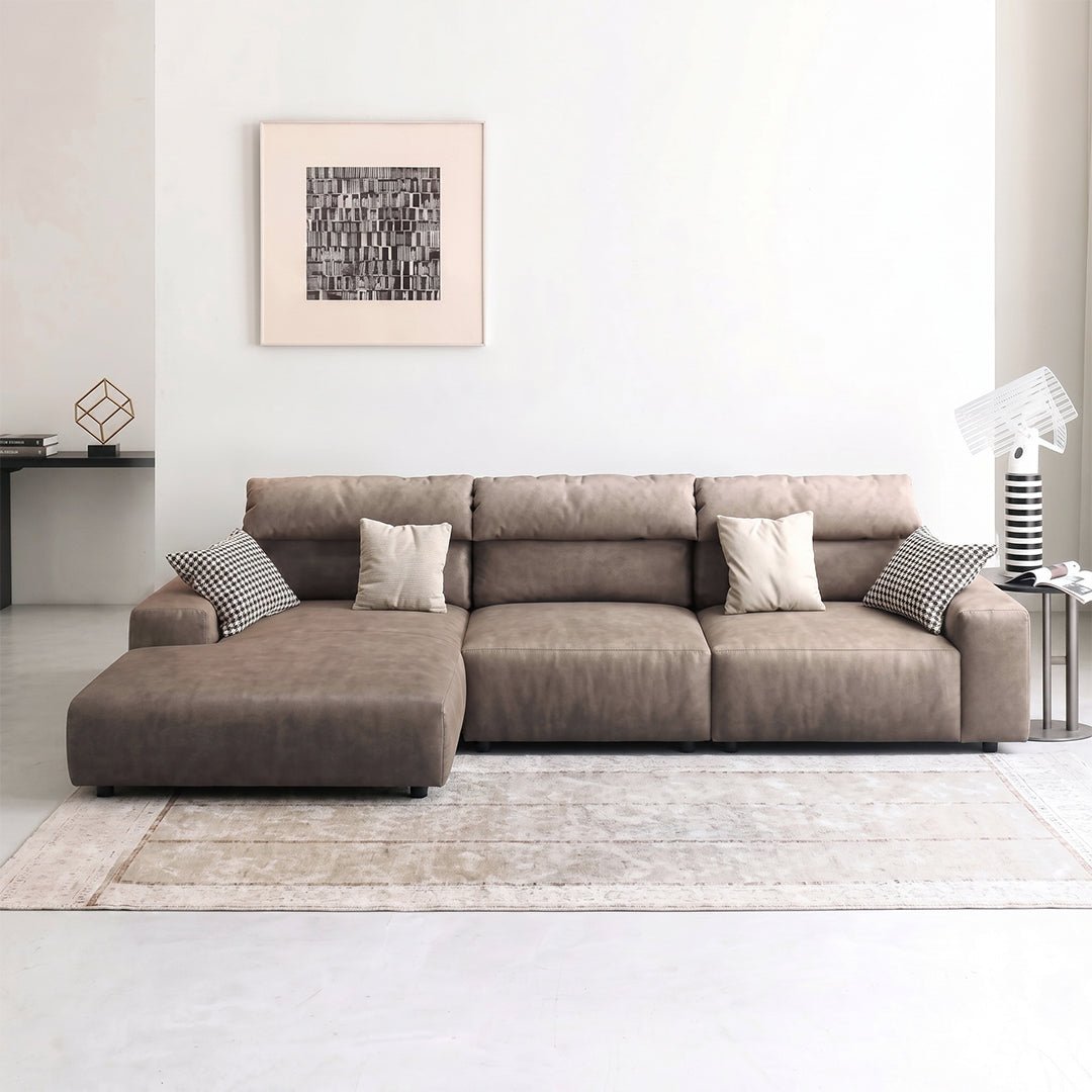 Montgomery Three Seater / Four Seater Corner Sofa, Leathaire - Joe’s Haven