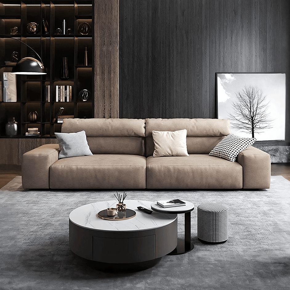Montgomery Two Seater Sofa, Single Seater, Leatheraire - Joe’s Haven
