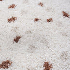 Moodi Shaggy Cream/Terra Biscotti Rug - Joe’s Haven