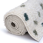 Moodi Shaggy Green Drizzle Rug - Joe’s Haven