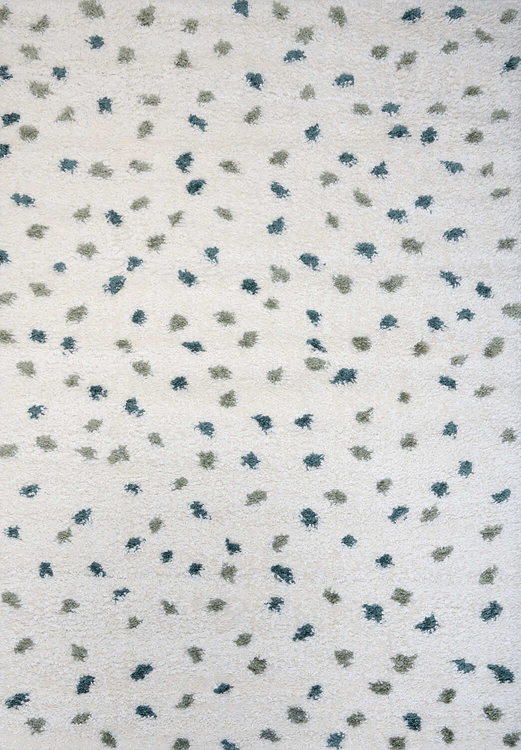 Moodi Shaggy Green Drizzle Rug - Joe’s Haven