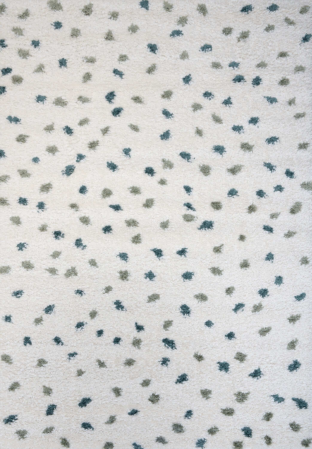Moodi Shaggy Green Drizzle Rug - Joe’s Haven