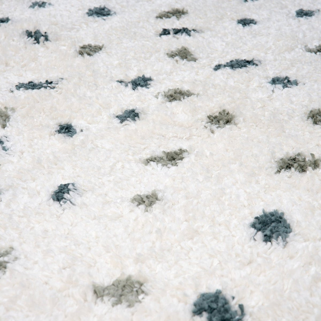Moodi Shaggy Green Drizzle Rug - Joe’s Haven
