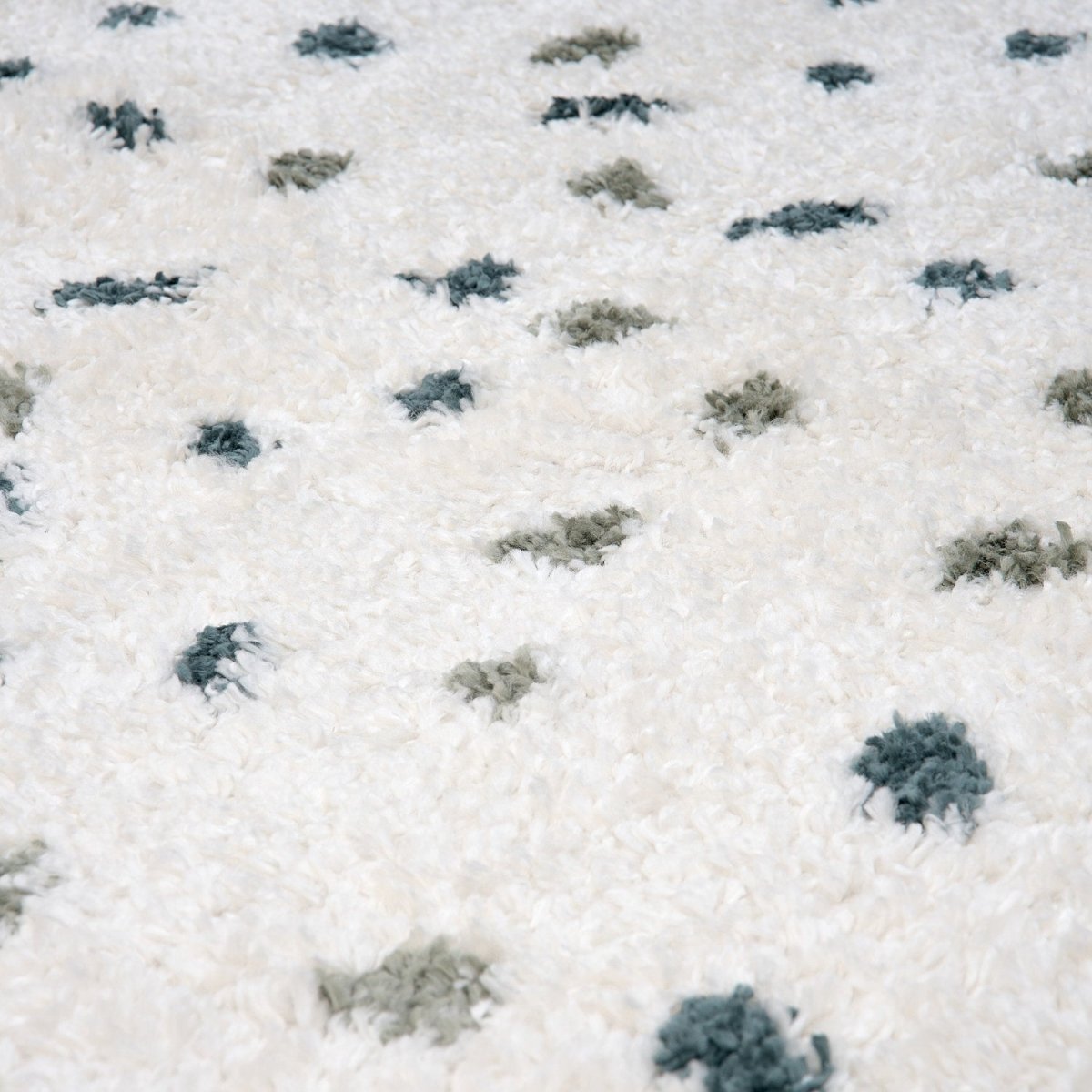 Moodi Shaggy Green Drizzle Rug - Joe’s Haven
