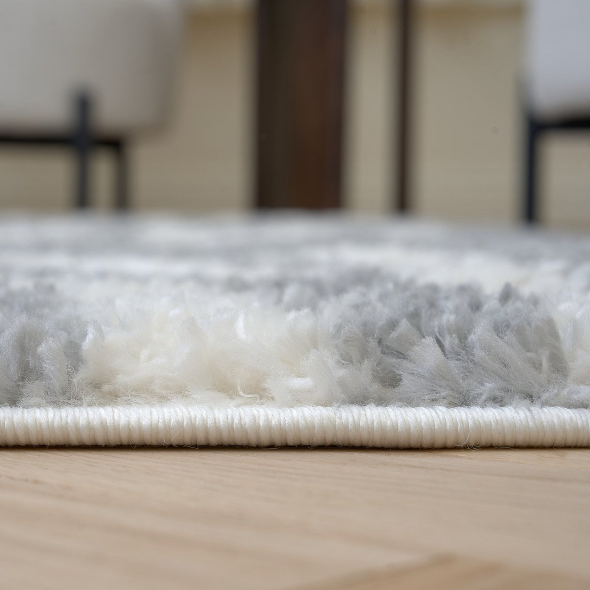 Moodi Shaggy Grey Echo Rug - Joe’s Haven