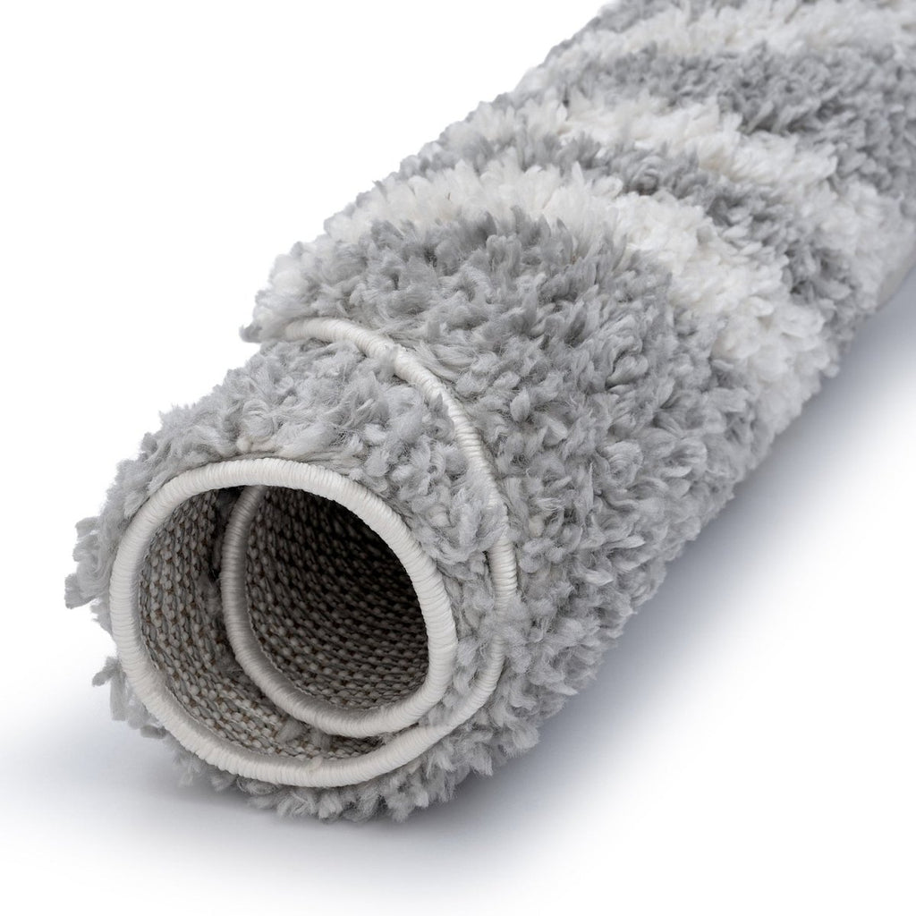 Moodi Shaggy Grey Echo Rug - Joe’s Haven
