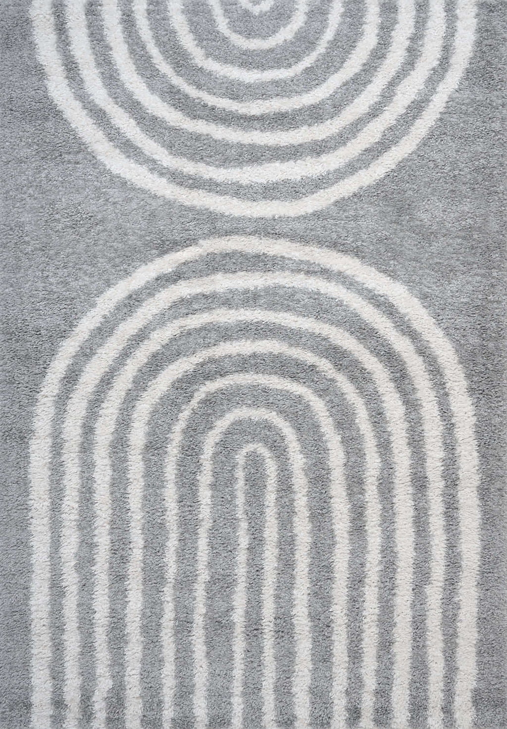 Moodi Shaggy Grey Echo Rug - Joe’s Haven