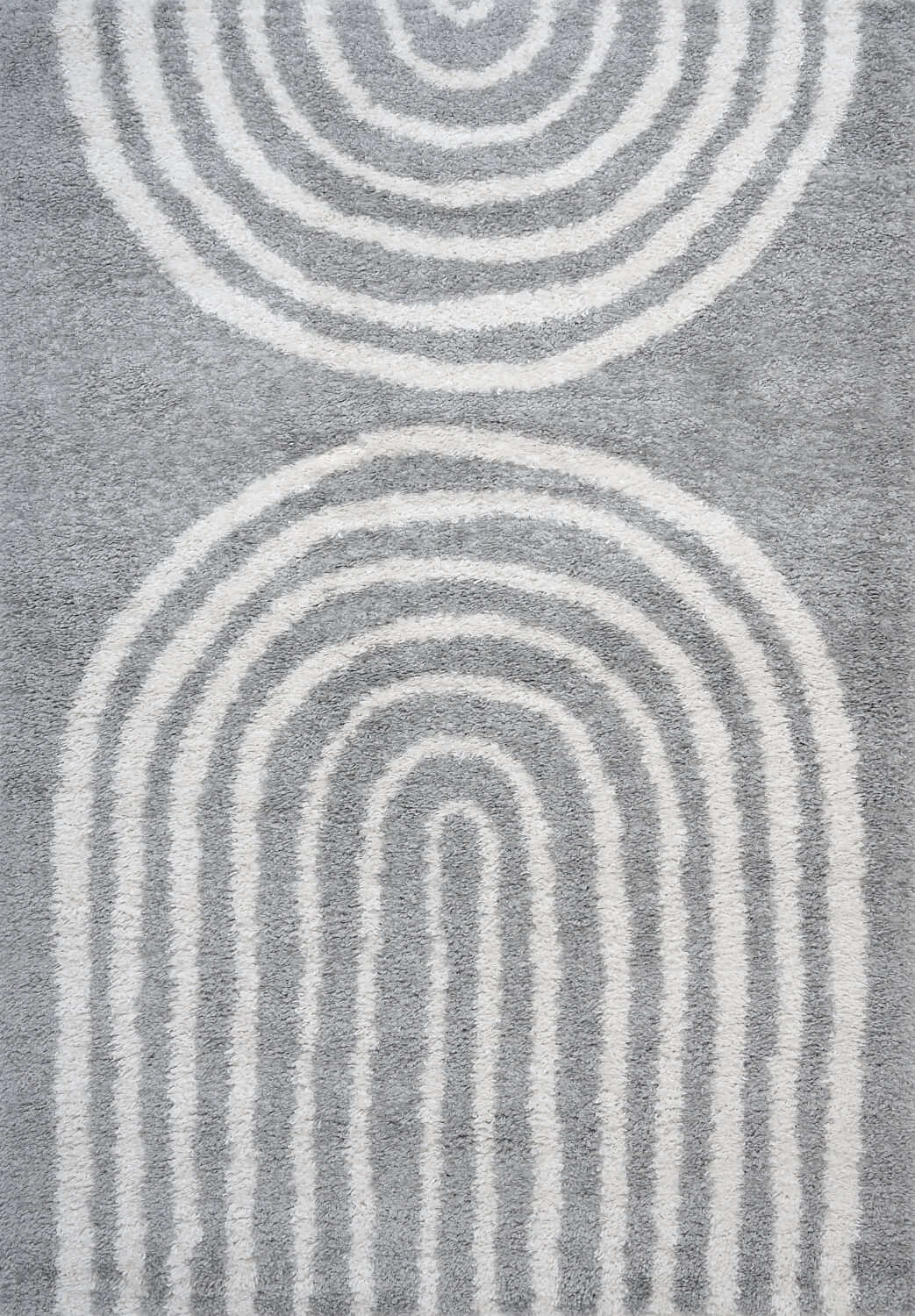 Moodi Shaggy Grey Echo Rug - Joe’s Haven
