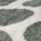 Moodi Shaggy Green Erosan Rug - Joe’s Haven