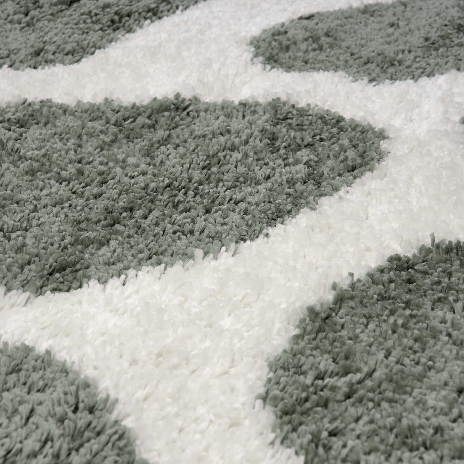Moodi Shaggy Green Erosan Rug - Joe’s Haven