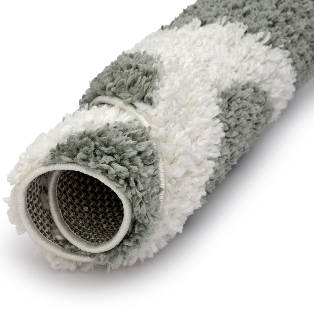 Moodi Shaggy Green Erosan Rug - Joe’s Haven