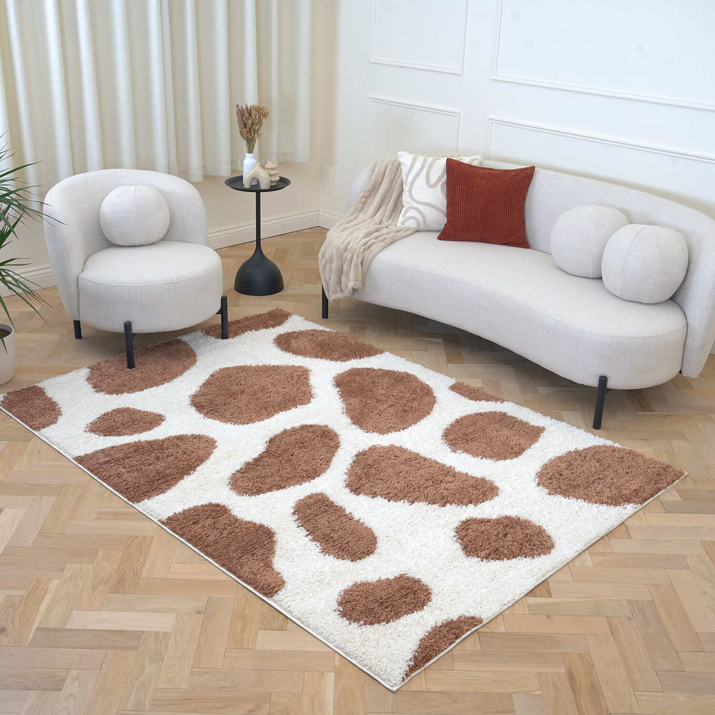 Moodi Shaggy Terra Froth Rug - Joe’s Haven