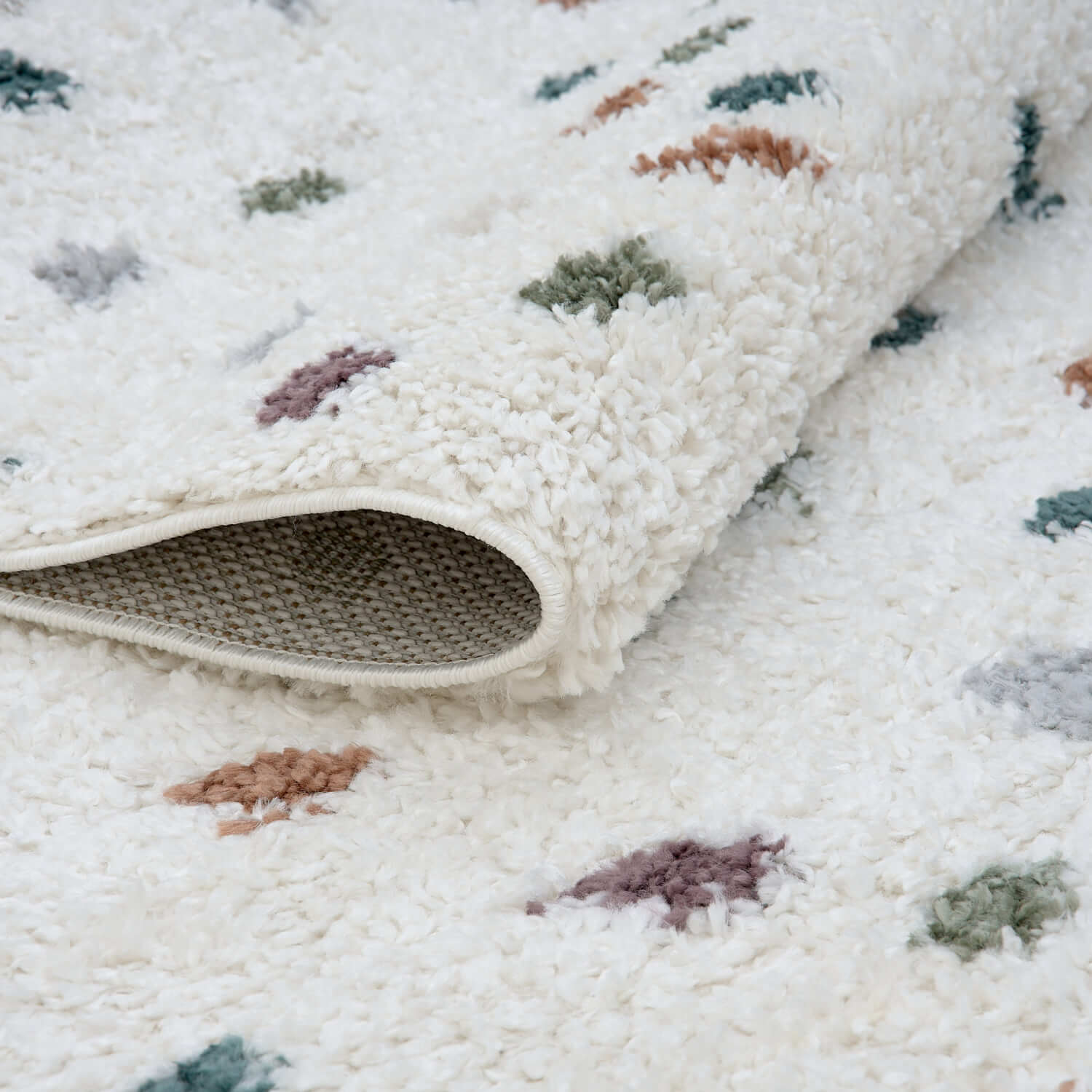 Moodi Shaggy Multicolour Jubile Rug - Joe’s Haven
