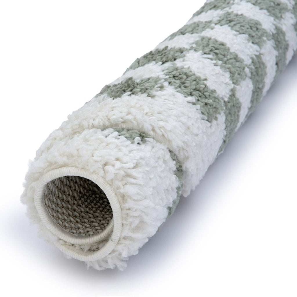 Moodi Shaggy Green Lunel Rug - Joe’s Haven
