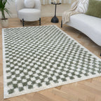Moodi Shaggy Green Lunel Rug - Joe’s Haven