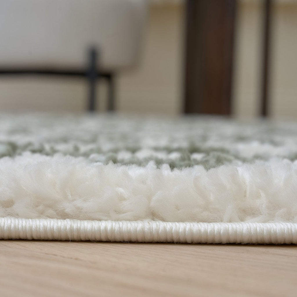 Moodi Shaggy Green Lunel Rug - Joe’s Haven