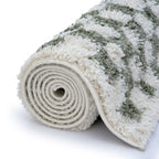 Moodi Shaggy Green Lunel Rug - Joe’s Haven