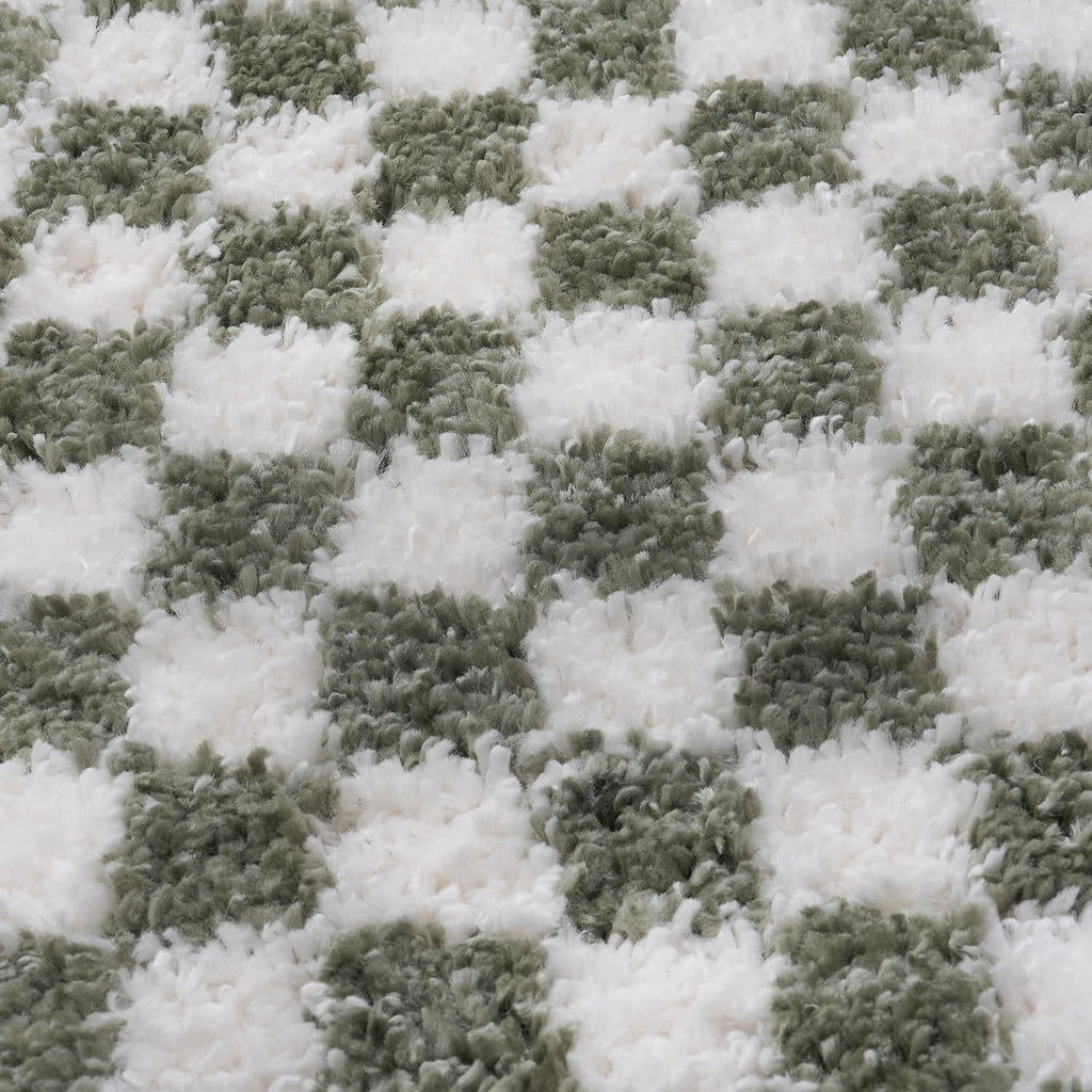 Moodi Shaggy Green Lunel Rug - Joe’s Haven