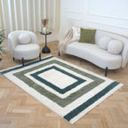 Moodi Shaggy Green Marina Rug - Joe’s Haven