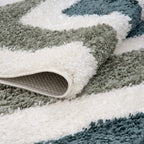 Moodi Shaggy Green Marina Rug - Joe’s Haven
