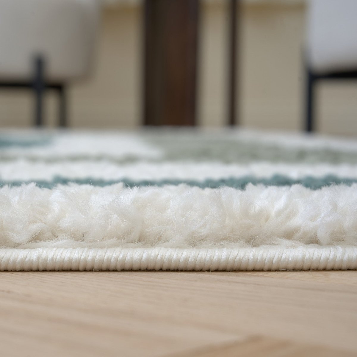 Moodi Shaggy Green Marina Rug - Joe’s Haven