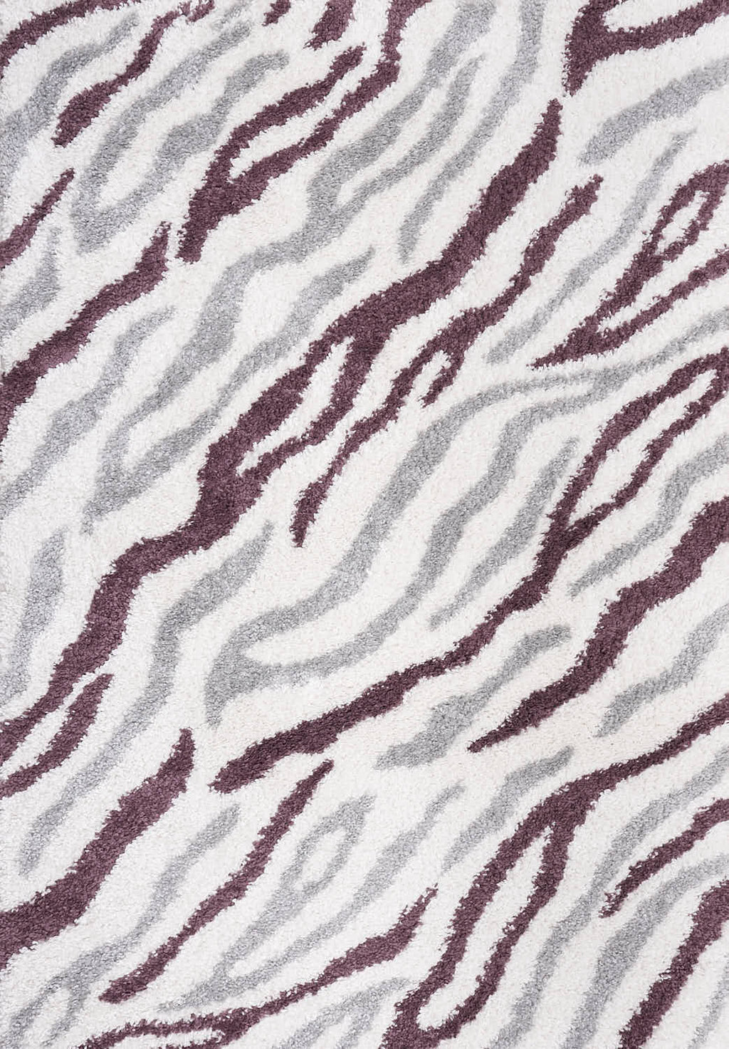 Moodi Shaggy Grey/Purple Mauvine Rug - Joe’s Haven