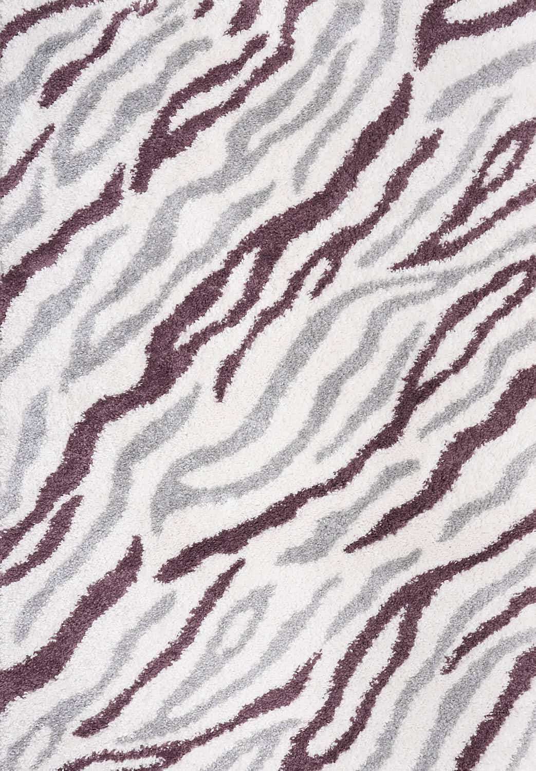 Moodi Shaggy Grey/Purple Mauvine Rug - Joe’s Haven