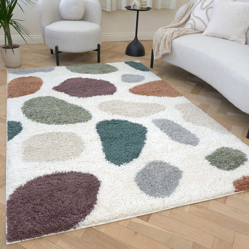 Moodi Shaggy Multicolour Mingle Rug - Joe’s Haven
