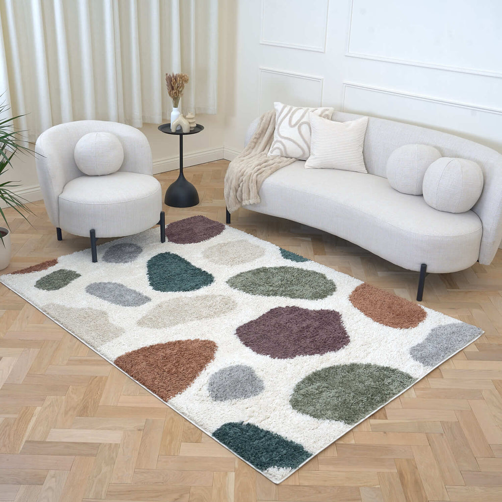 Moodi Shaggy Multicolour Mingle Rug - Joe’s Haven