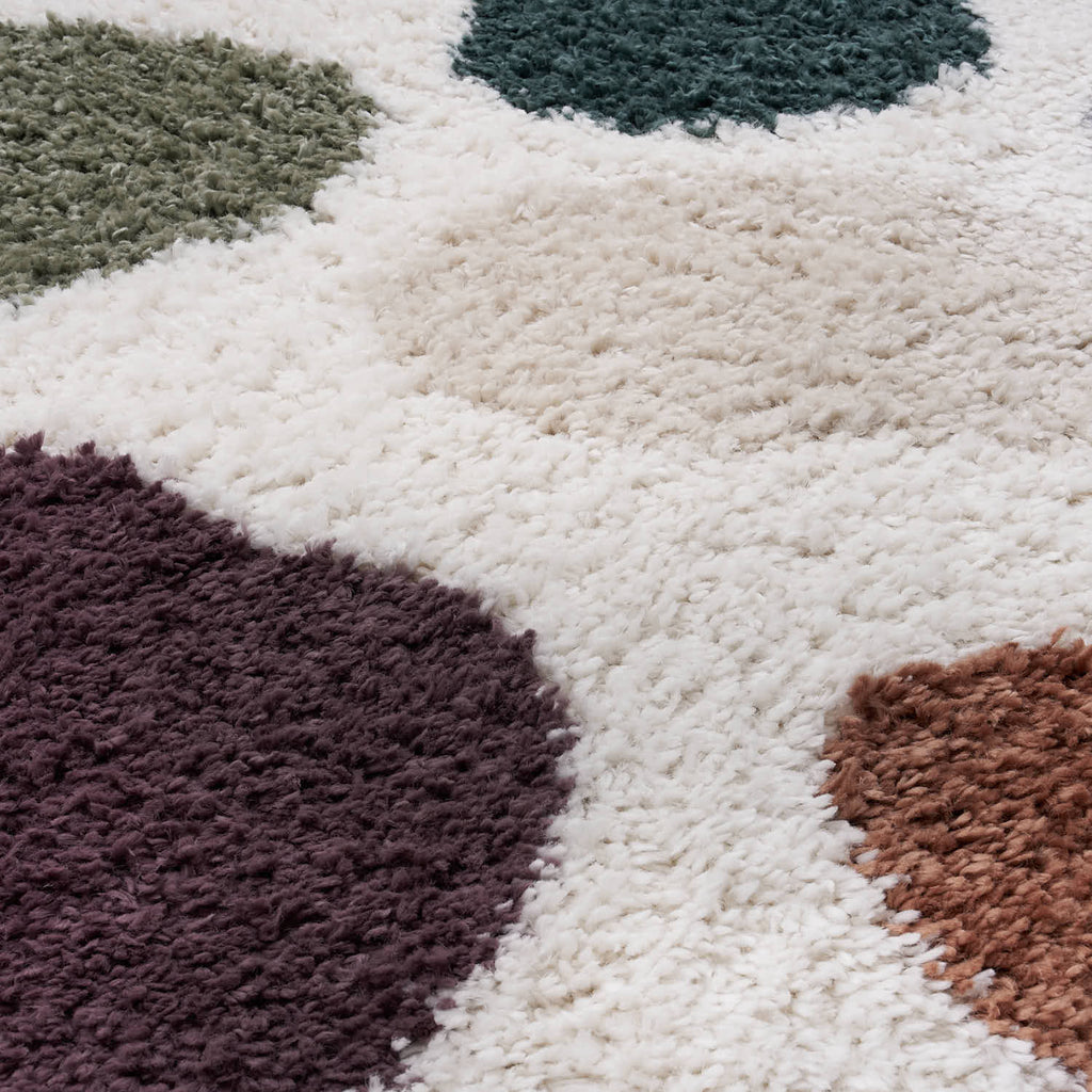 Moodi Shaggy Multicolour Mingle Rug - Joe’s Haven