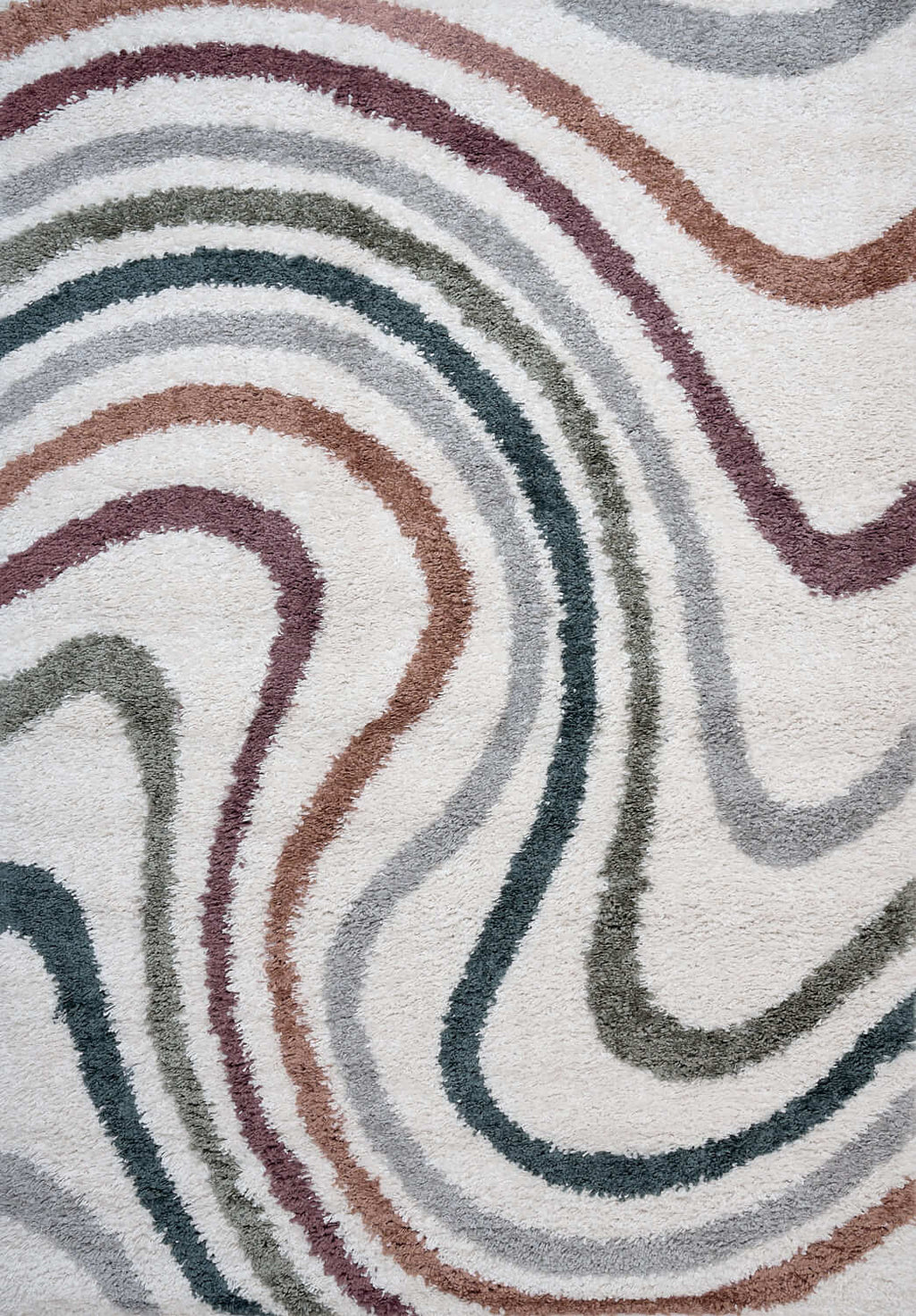 Moodi Shaggy Multicolour Mirage Rug - Joe’s Haven