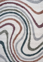Moodi Shaggy Multicolour Mirage Rug - Joe’s Haven