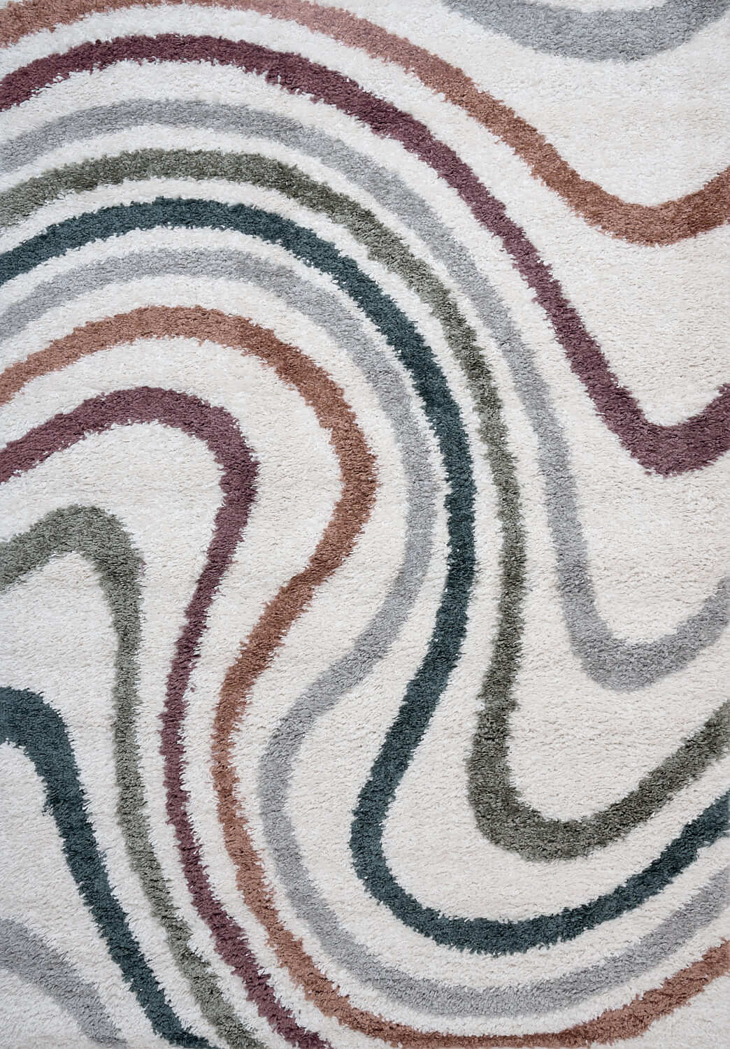 Moodi Shaggy Multicolour Mirage Rug - Joe’s Haven