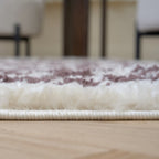 Moodi Shaggy Purple Mosscheck Rug - Joe’s Haven