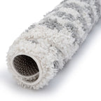 Moodi Shaggy Grey Mulberry Rug - Joe’s Haven