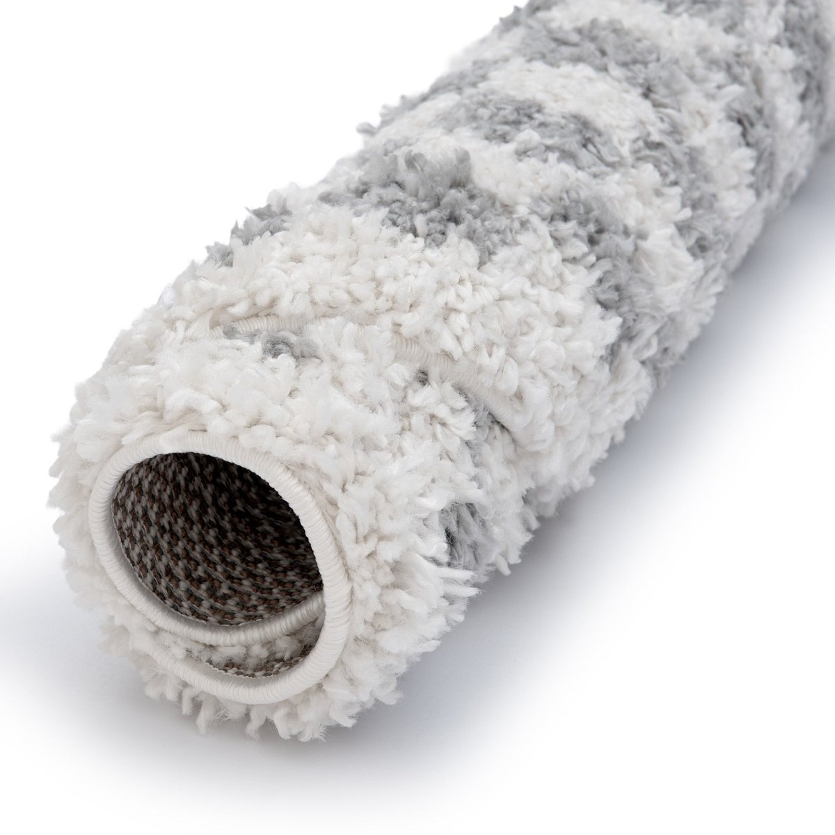 Moodi Shaggy Grey Mulberry Rug - Joe’s Haven