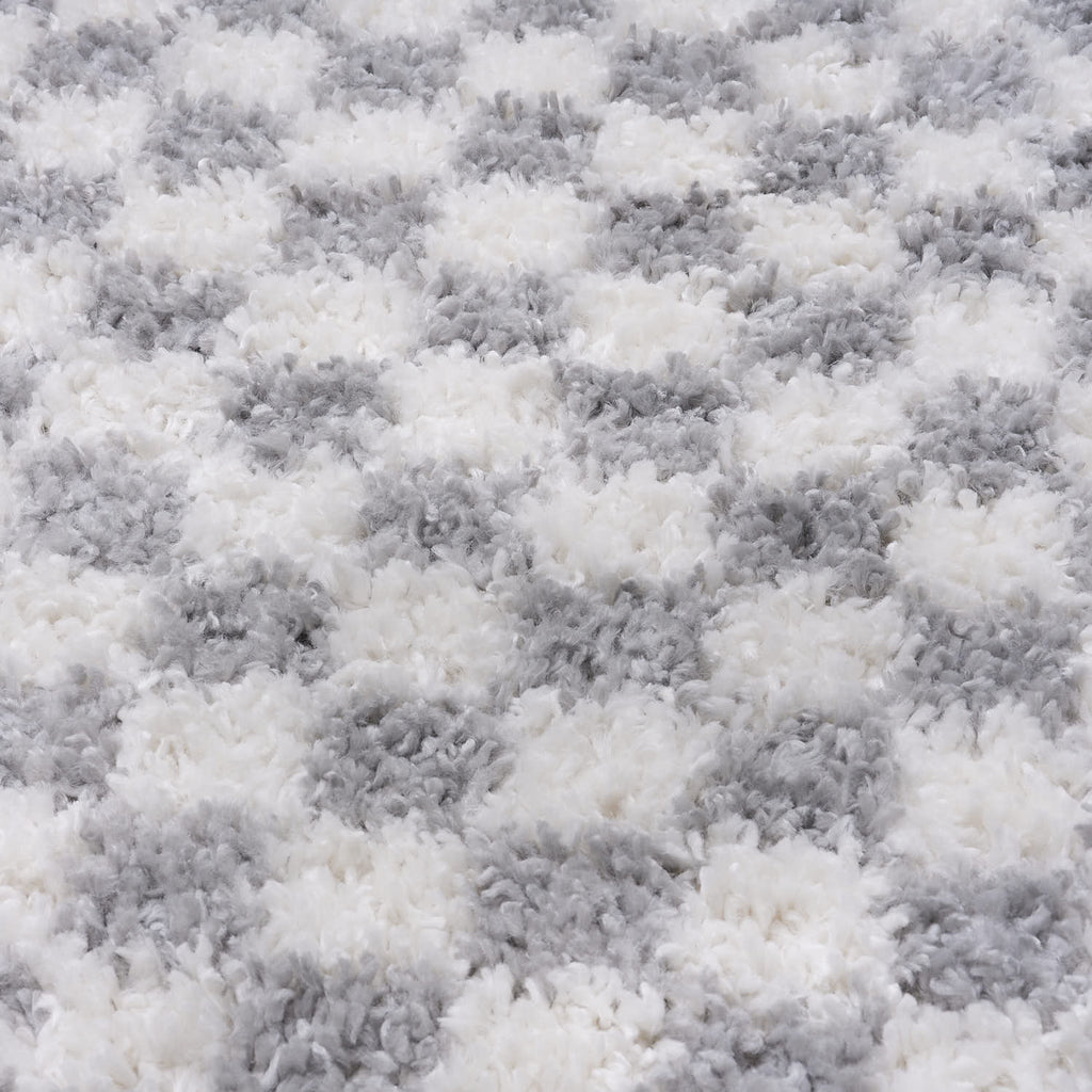 Moodi Shaggy Grey Mulberry Rug - Joe’s Haven